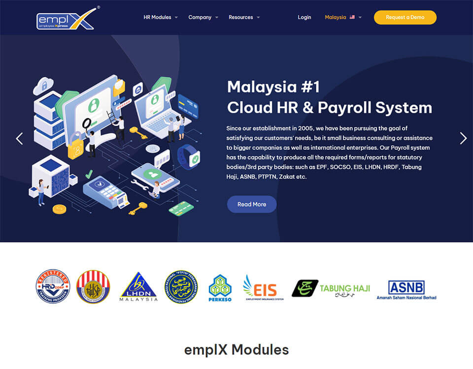 Emplx Website